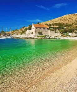 Hvar Beach Paint By Numbers