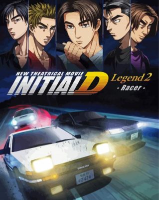 Initial D Lagend Racer Paint By Numbers