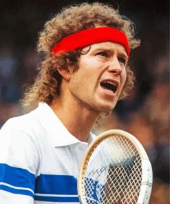 John Mcenroe Paint By Numbers