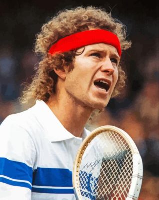 John Mcenroe Paint By Numbers