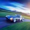 Jaguar E Type On The Road Paint By Numbers