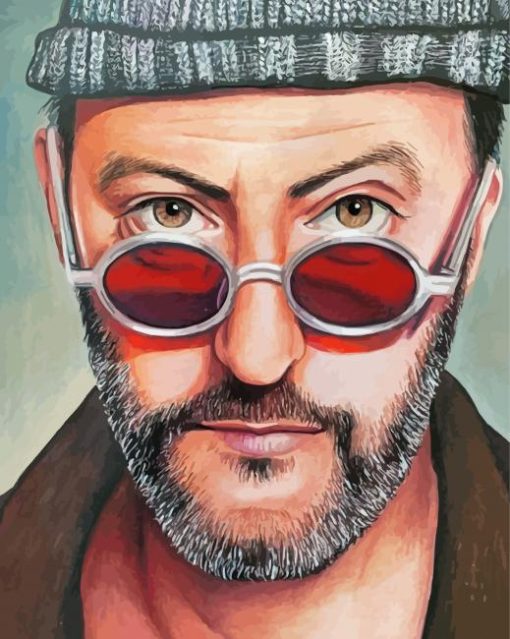 Jean Reno Art Paint By Numbers