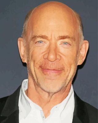 Jk Simmons Paint By Numbers