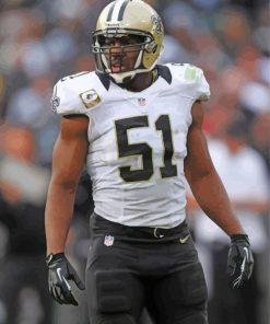 Jonathan Vilma Paint By Numbers