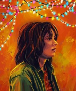 Joyce Byers Side Profile Paint By Numbers