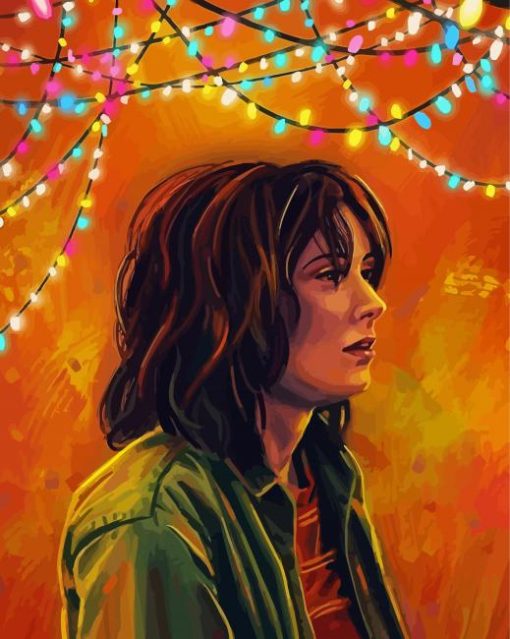 Joyce Byers Side Profile Paint By Numbers