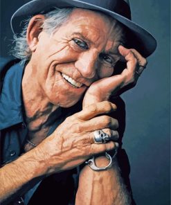 Keith Richards English Artist Paint By Numbers