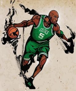 Kevin Garnett Art Paint By Numbers