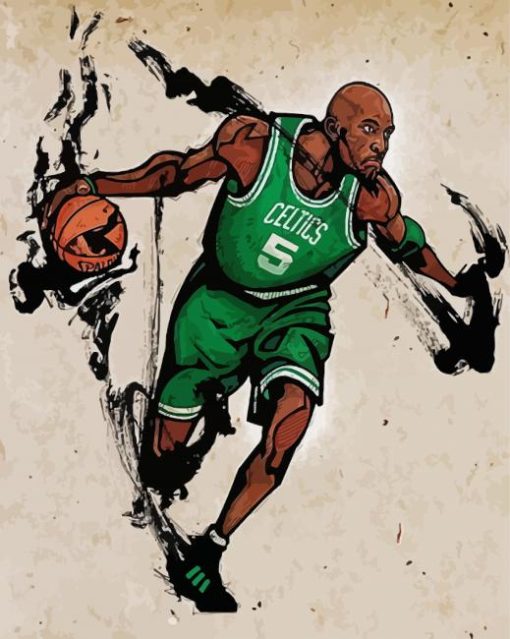 Kevin Garnett Art Paint By Numbers