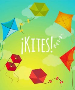 Kites Art Paint By Numbers