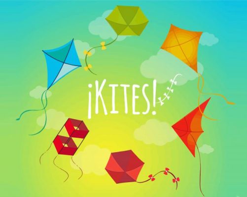 Kites Art Paint By Numbers