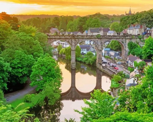 Knaresborough Town View Paint By Number