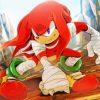 Knuckles The Echidna Sonic The Hedgehog Film Paint By Numbers