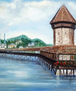 Lake Lucerne Art Paint By Numbers