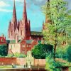 Lichfield Cathedral Art Paint By Numbers