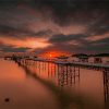 Llandudno Pier At Sunset Paint By Numbers