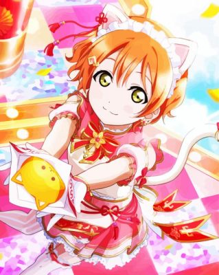 Love Live Anime Rin Hoshizora Paint By Numbers