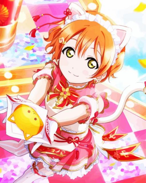 Love Live Anime Rin Hoshizora Paint By Numbers