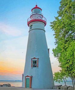 Marblehead Lighthouse Paint By Numbers