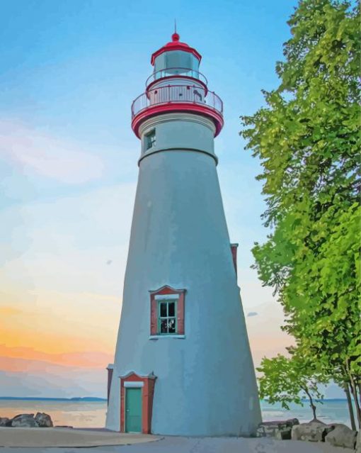 Marblehead Lighthouse Paint By Numbers