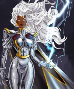 Marvel Comics Storm Superhero Paint By Numbers