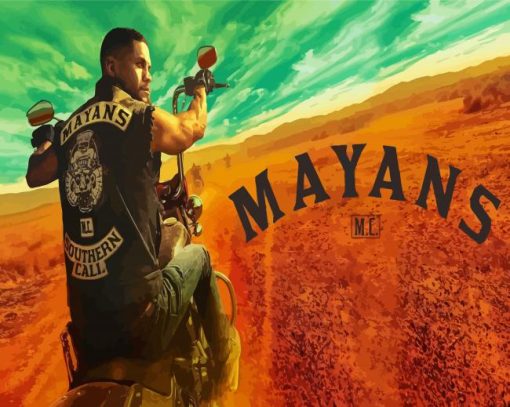 Mayans Movie Poster Paint By Numbers