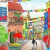 Mexican Market Village Paint By Numbers