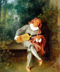 Mezzetin Jean Antoine Watteau Paint By Numbers