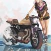 Motorbike Girl Art Paint By Numbers