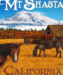 Mt Shasta Paint By Numbers