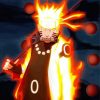 Naruto Nine Tails Chakra Mode Paint By Numbers