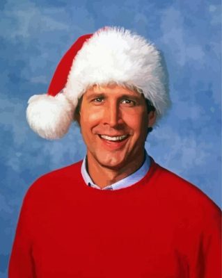 National Lampoons Christmas Vacation Clark Griswold Character Paint By Numbers