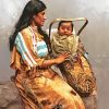 Native Mother And Baby Paint By Numbers