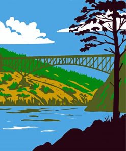 New River Illustration Paint By Numbers