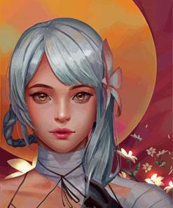 Nier Video Game Character Paint By Number