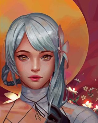 Nier Video Game Character Paint By Number