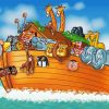 Noahs Ark Children Paint By Numbers