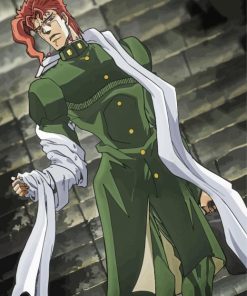 Noriaki Kakyoin Jojos Bizarre Paint By Numbers