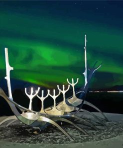 Northern Lights Sun Voyager Paint By Number