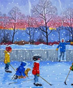 Outdoor Rink Paint By Numbers