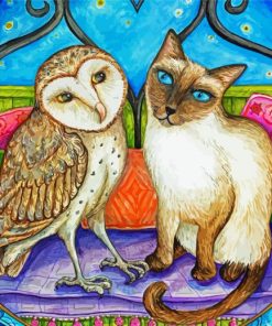 Owl And The Pussycat Paint By Numbers