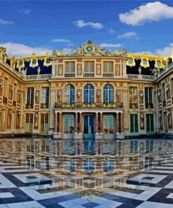 Palace Of Versailles Reflection Paint By Numbers