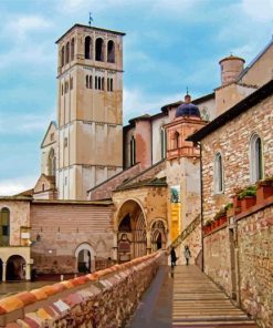 Perugia Buildings Paint By Numbers