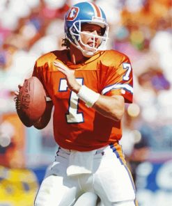 Player John Elway Paint By Numbers