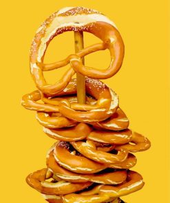 Pretzels Bread Paint By Numbers