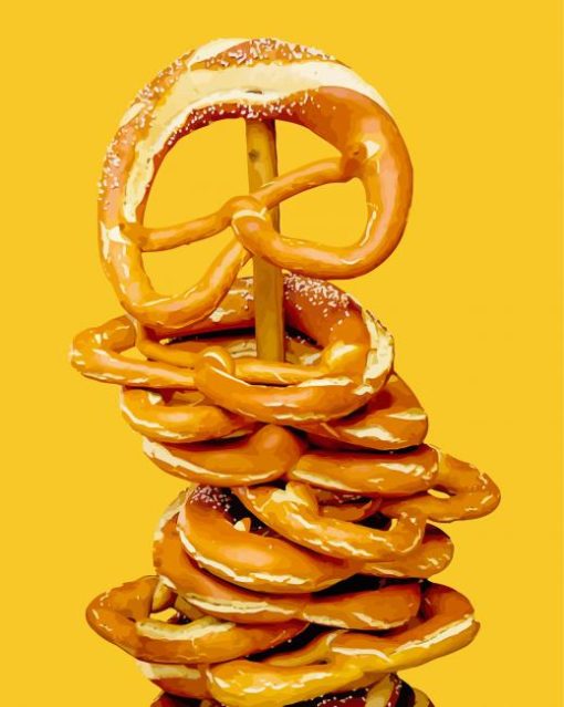 Pretzels Bread Paint By Numbers