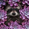 Raccoon In Succulent Paint By Numbers