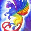 Rainbow Dragon Animal Art Paint By Numbers