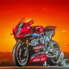 Red Suzuki Gsxr Paint By Numbers