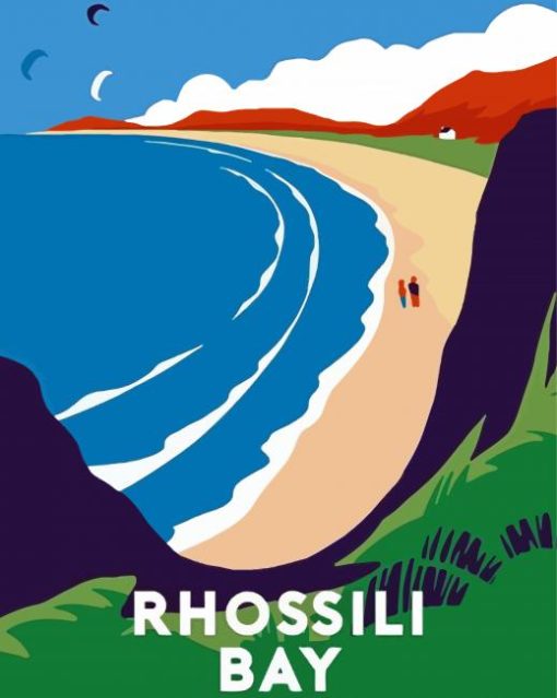 Rhossili Paint By Numbers